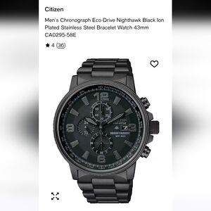 Citizen Eco-Drive Nighthawk Black Watch